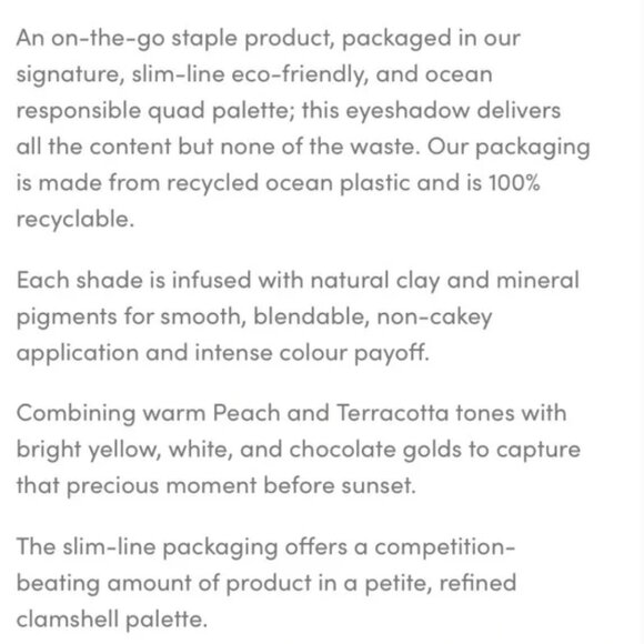 Brand New Oryza Beauty Champagne Shimmer Eyeshadow Palette - Picture 6 of 7